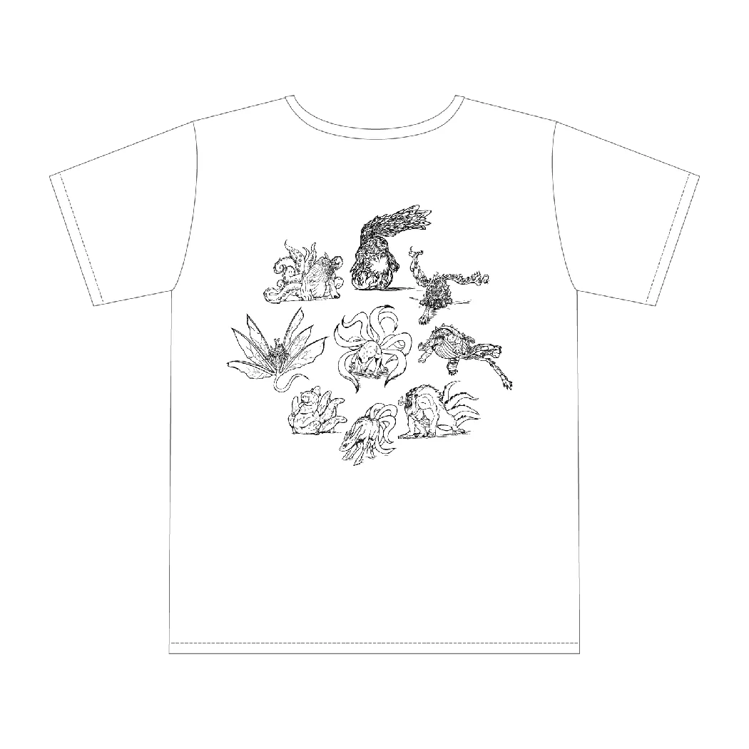 尾獣Tシャツ 裏