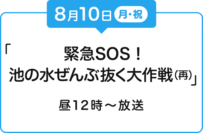 8月10日　月・祝