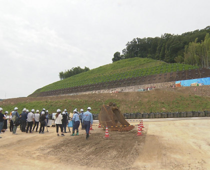 岡山県倉敷市 小田川の付け替え工事 進む