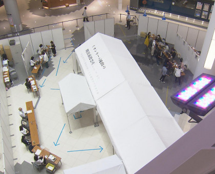 岡山市長選 商業施設に期間限定の期日前投票所