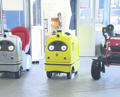 高齢者の買い物支援へ自動運転ロボットの実証実験　倉敷でスタート