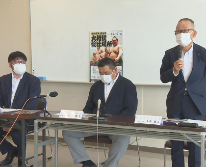 4年ぶりの大相撲「総社場所」　１２月１０日、岡山・総社市のきびじアリーナ　関係者が市長を表敬【岡山・総社市】