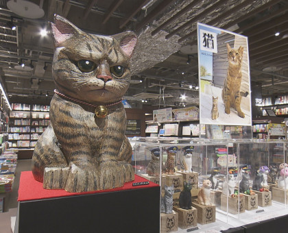 雑貨や絵画、ぜ～んぶネコ／岡山市の書展で「猫展」／２月２７日まで【岡山市】