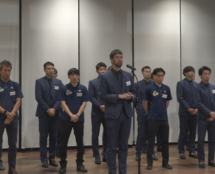 「新シーズンこそＢ２昇格を」／Ｂ３・トライフープ岡山が岡山市内で報告会【岡山市】