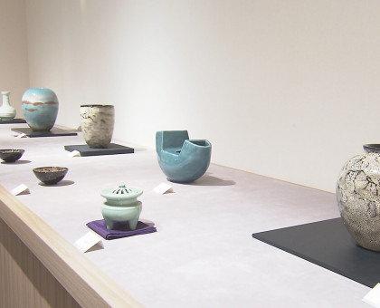 倉敷市の陶芸家・岡本篤さん、傘寿記念の個展始まる／岡山市の天満屋岡山店／６月１３日まで【倉敷市】