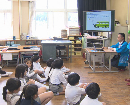 ドラレコのデータ活用し、児童に安全教室／備前市の三石小で東京海上日動など【備前市】