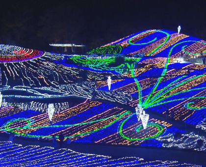 広大な夜の公園に幻想的な光の世界／国営讃岐まんのう公園で「ウィンターファンタジー」／来年１月８日まで【香川・まんのう町】