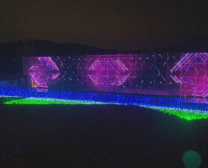 １５０万球のＬＥＤが織りなす光のショー／福山市の「みろくの里」でウインターイルミネーション／１２月３０日まで【広島・福山市】