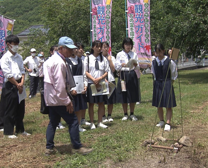 国の史跡「万富東大寺瓦窯跡」を地元中学生が見学【岡山市】