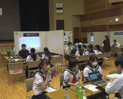 中学生に地元企業を紹介／東かがわ市が「じもと×しごと発見フェア」開く【香川】