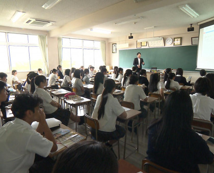 「地元・岡山での就職考える契機に」／岡山学芸館高が生徒対象に会社説明会【岡山市】