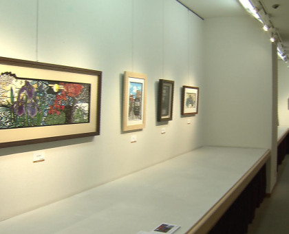 切り絵や版画で四季の移ろい表現／岡山高島屋で久保修さんの個展／１０月２７日まで【岡山】
