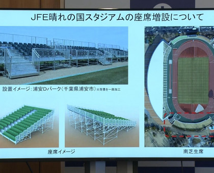 「ＪＦＥ晴れの国スタジアム」１０００席増設へ／岡山県が発表【岡山】