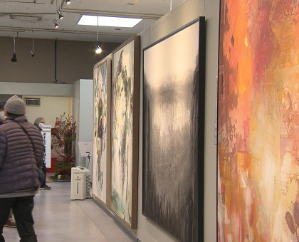 日本画の優品５８点が競演／天満屋岡山店の「院展」にぎわう／１月１２日まで【岡山】