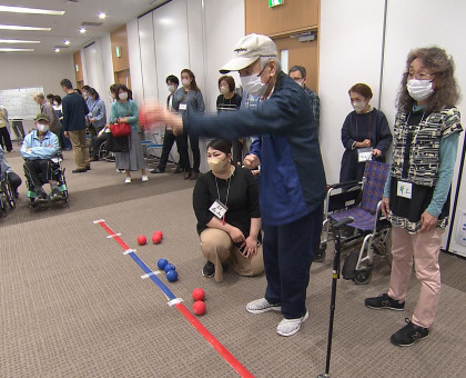 ボッチャで熱戦／失語症の患者と家族らが倉敷で交流会【岡山】