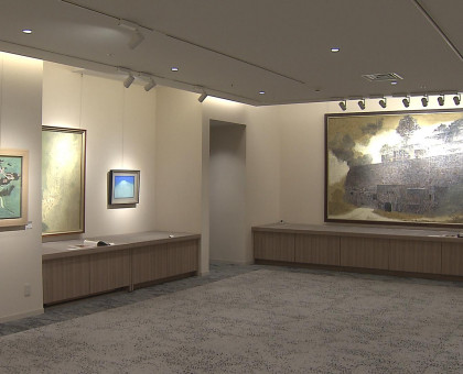 海の風景など新作含む１５点／高松市出身の日本画家・中村譲さんの個展／天満屋岡山店で５月２５日まで【岡山】