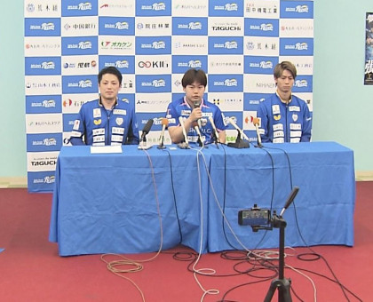 卓球・Ｔリーグの岡山リベッツ／全日本王者の松島輝空選手が入団【岡山】