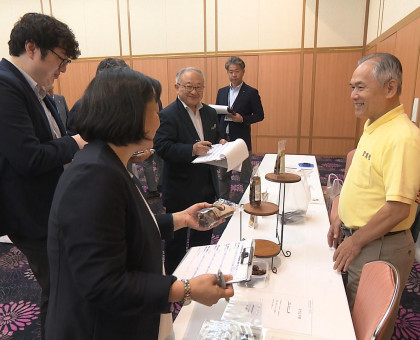 熟した柿を使ったジェラートなど９品選ぶ／岡山市内で「『晴れのめぐみ』岡山ブランド」審査会【岡山】