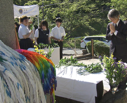 広島への原爆投下から８１年ー／岡山市でも犠牲者悼み慰霊祭