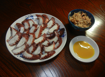 「ヒフミおばあちゃんのたこ料理」