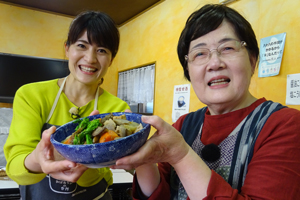 「克子おばあちゃんのゴマだし麹の煮物」