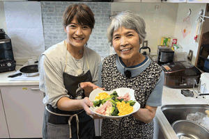 「由美子おばあちゃんの豆腐の酢の物」