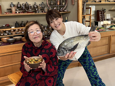 「知子おばあちゃんのチヌのカレーうどん」