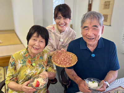 「よしこおばあちゃんのピーナツ豆腐」