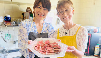 「千恵子おばあちゃんの牛肉のタタキ」