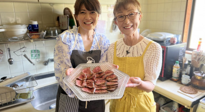 「千恵子おばあちゃんの牛肉のタタキ」