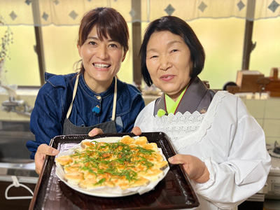 「美津子おばあちゃんの自然薯のチーズ焼き」