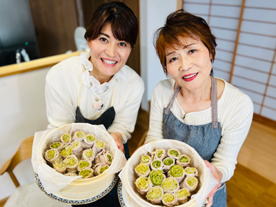｢幸子おばあちゃんのらりるれレタスの肉巻き｣