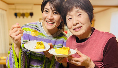「のぶこおばあちゃんのクリームチーズケーキ」