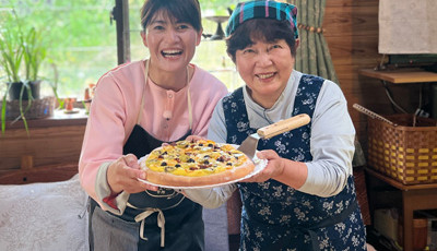 「美津子おばあちゃんのごはんピザ」