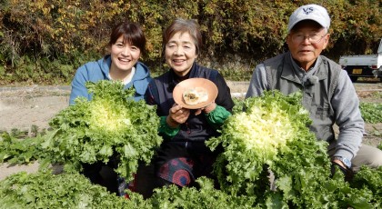 妙子おばあちゃんのエンダイブおやき