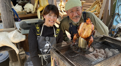 富男おじいちゃんのビア缶チキン