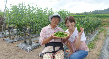 美砂子おばあちゃんのピーマンの肉詰め