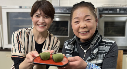 紀子おばあちゃんのモリンガの練りきり