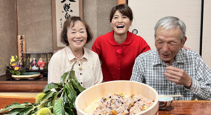 美恵子おばあちゃんの岡山甘栗の赤飯