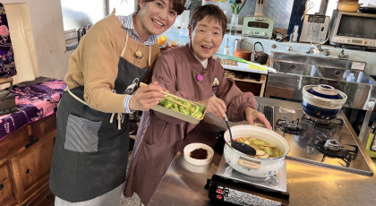 美代子おばあちゃんのおやつになるみそ汁