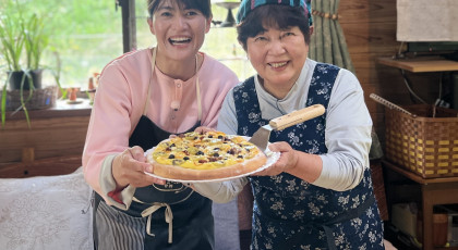 美津子おばあちゃんのごはんピザ