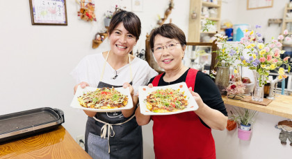 形子おばあちゃんのお好み焼き